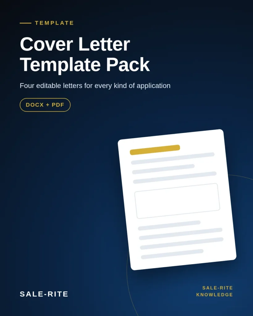 Cover Letter Template Pack cover